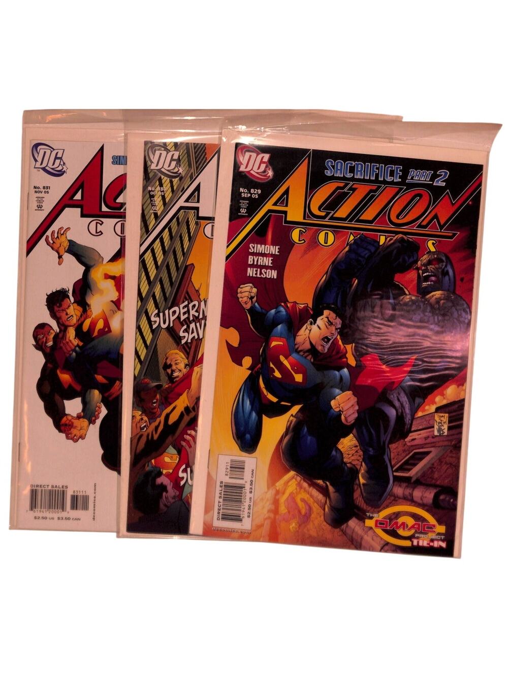 Action Comics # 829 to 831- DC  - 2005 Lot of 3 Superman
